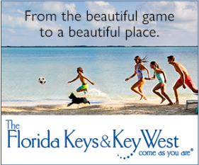 From the beautiful game to a beautiful place — The Florida Keys & Key West banner